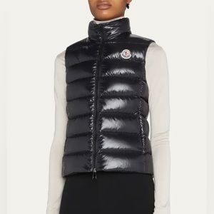 Moncler - Ghany Shiny Puffer Vest in Black